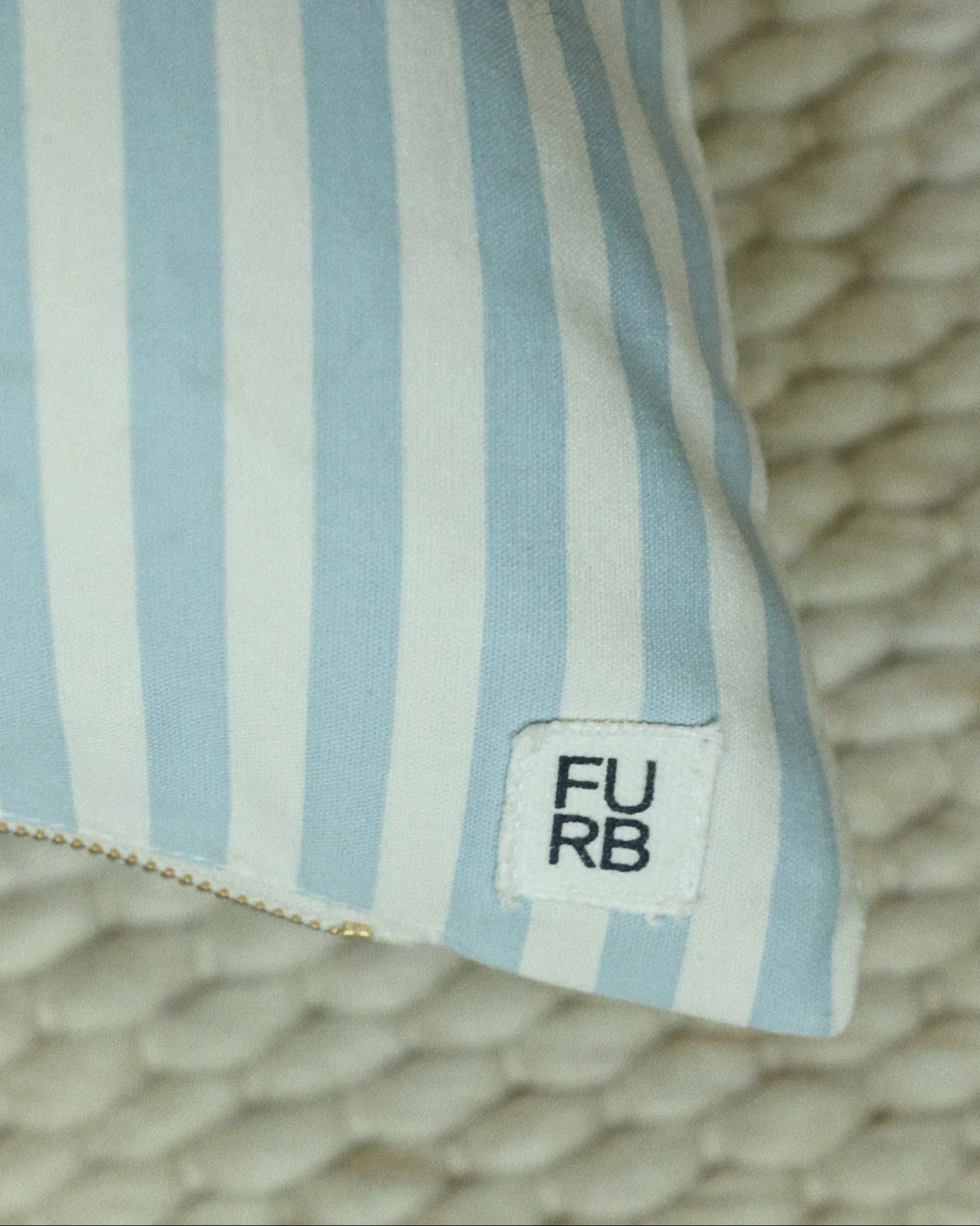 Capri Blue Striped Dog Bed - Image 4