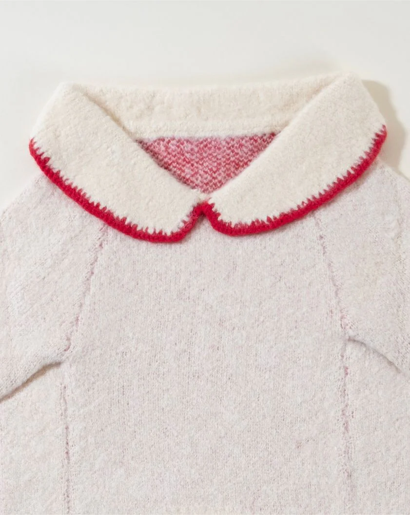 All Wrapped Up Ivory Bow Sweater - Image 5