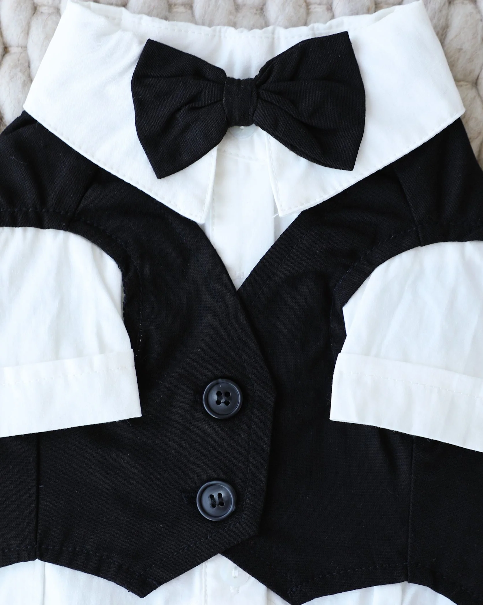 We Do Wedding Black Three-fer Button Up - Image 4