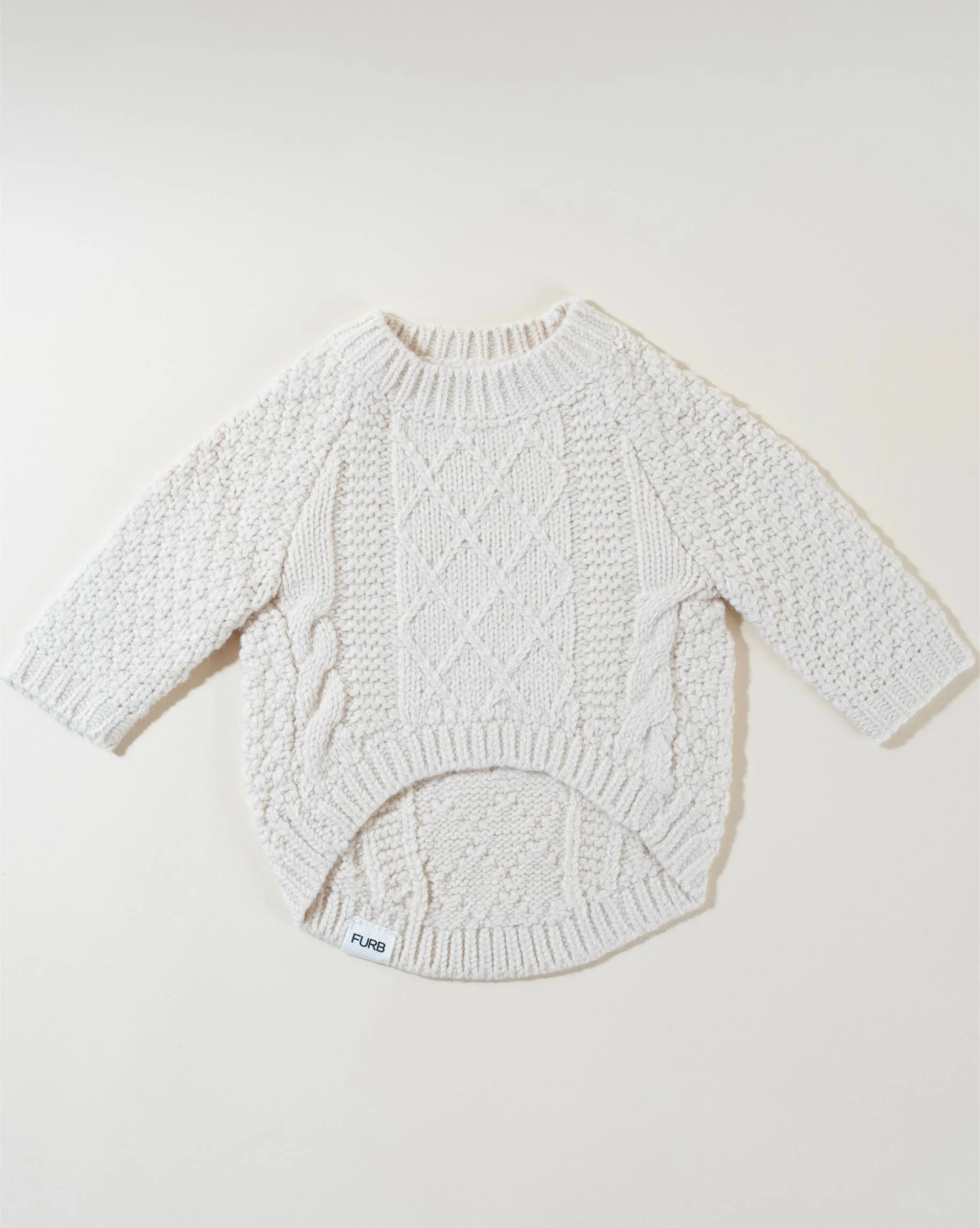 Aspen Ivory Cable Knit Sweater - Image 2