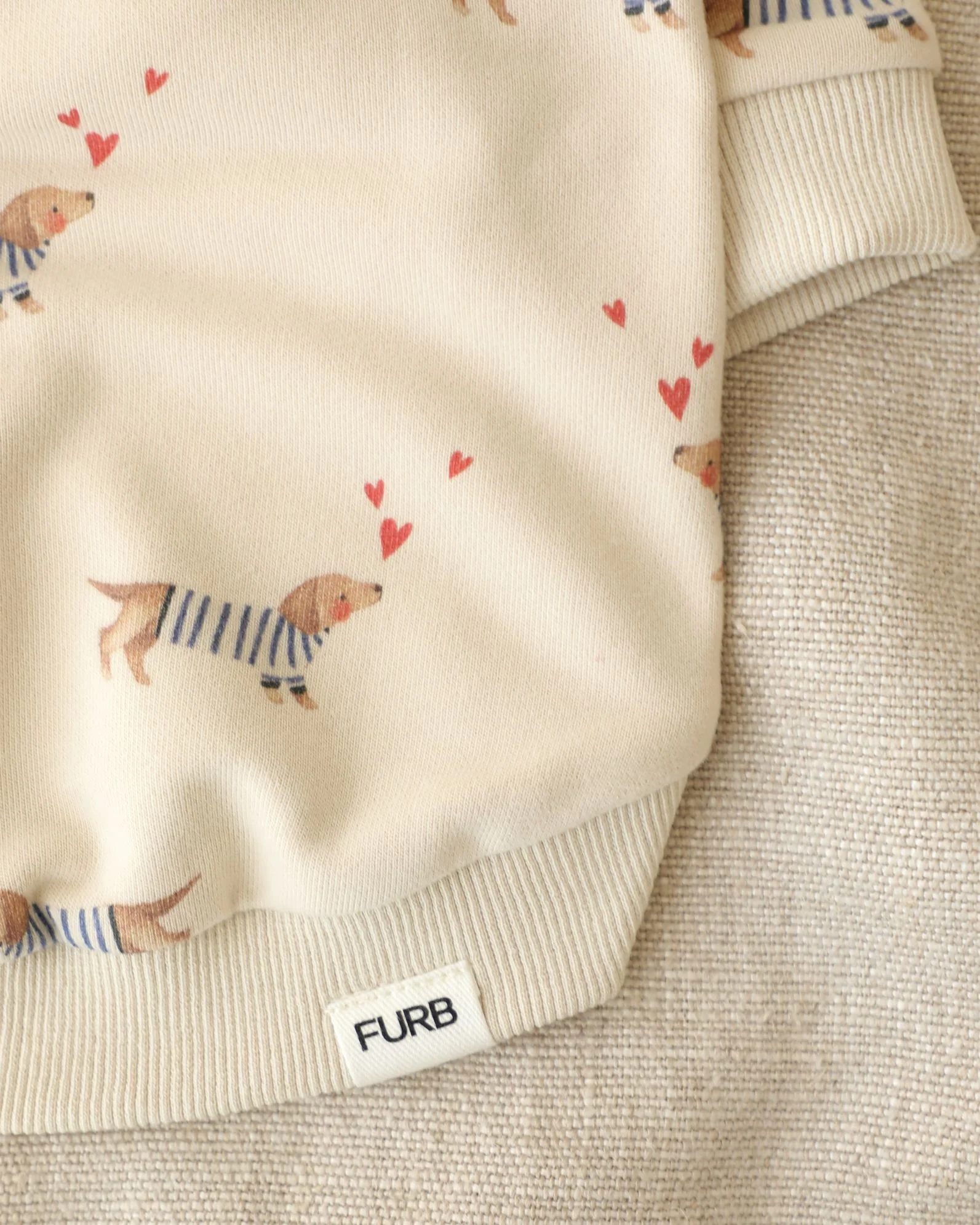Frankie Dachshund Print Dog Sweatshirt - Image 4