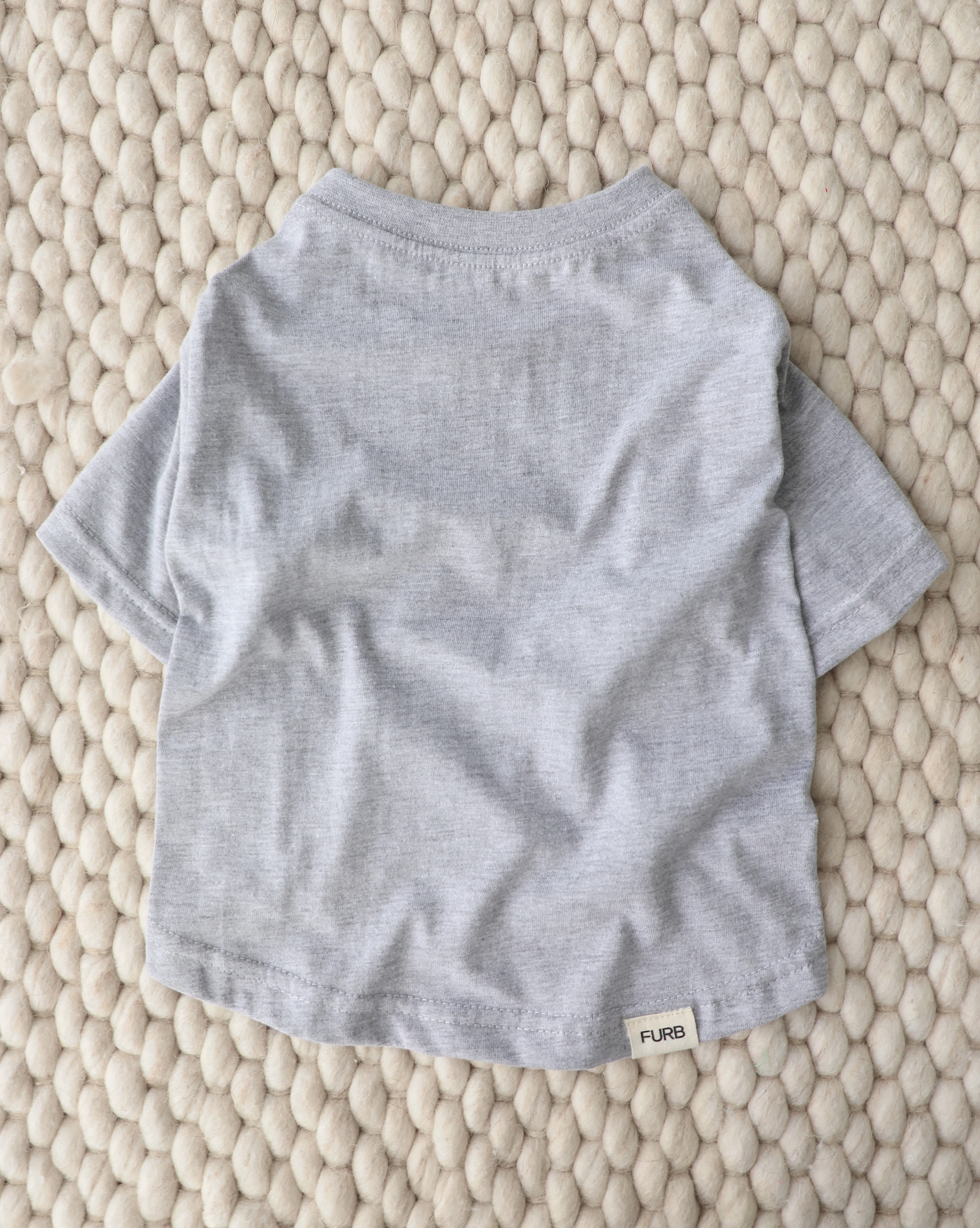 Casual Cutie Grey Relaxed Dog T-Shirt - Image 2