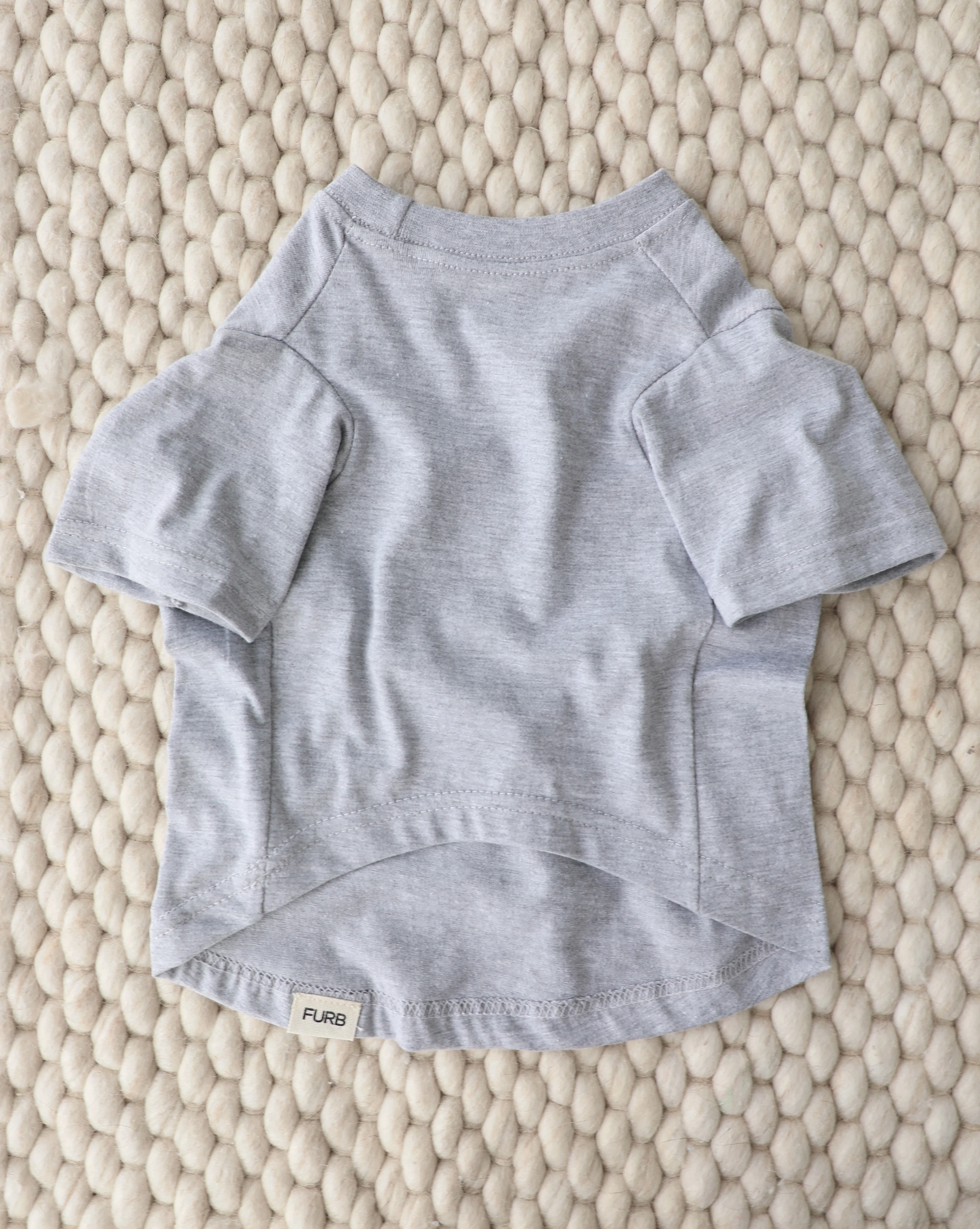 Casual Cutie Grey Relaxed Dog T-Shirt - Image 4
