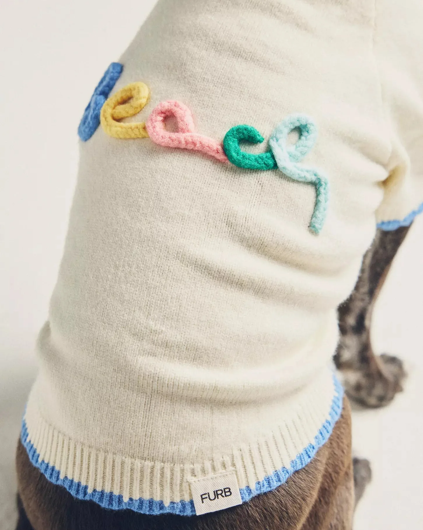 Beach Bum Embroidered Dog Sweater - Image 2