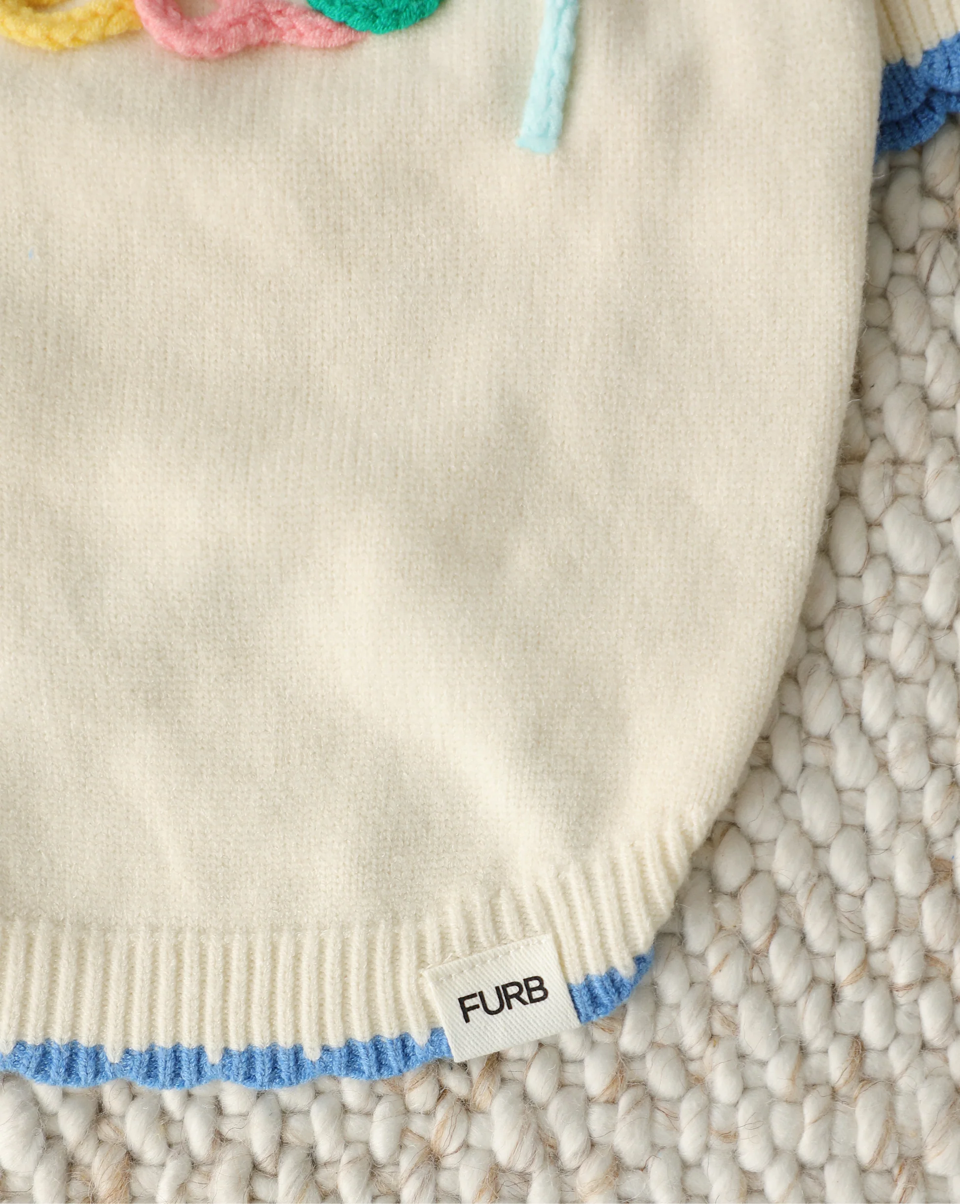 Beach Bum Embroidered Dog Sweater - Image 6
