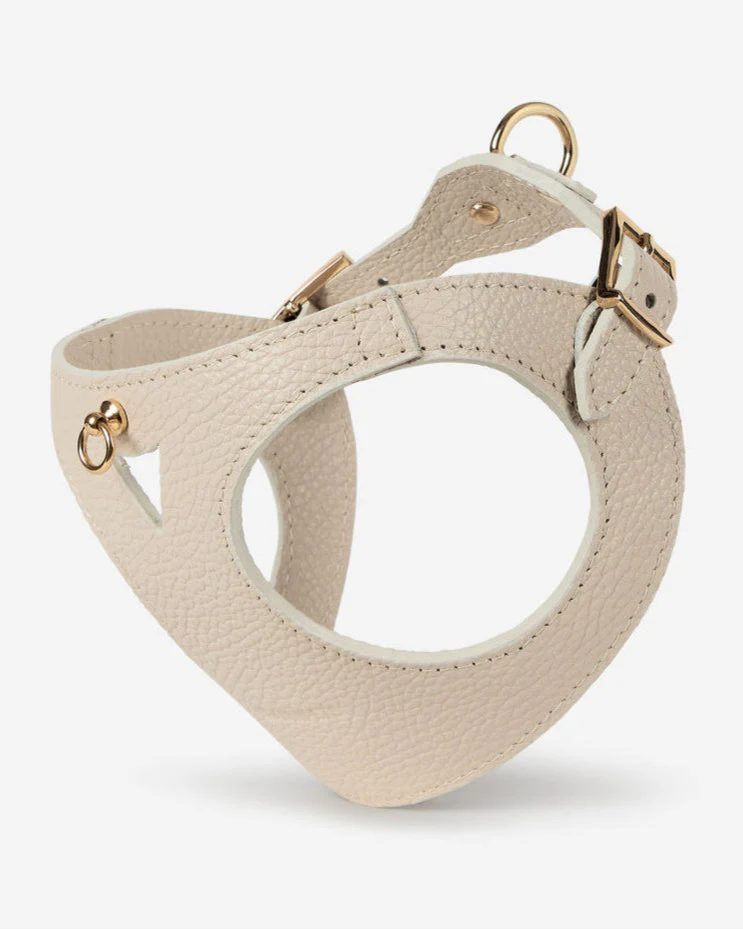 Luca Harness Ivory Leather Walk Kit - Image 4