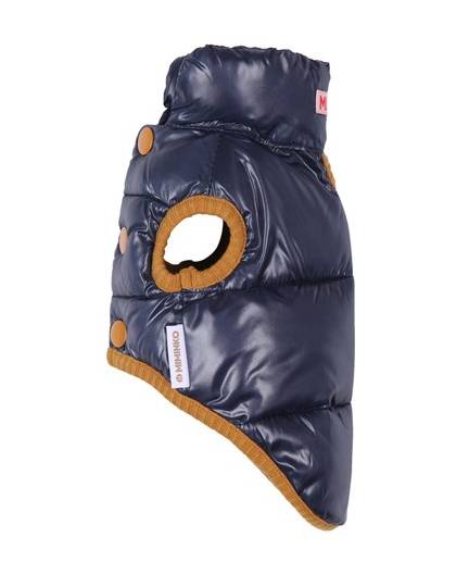 On Cloud Nine Navy + Tan Puffer Vest - Image 4
