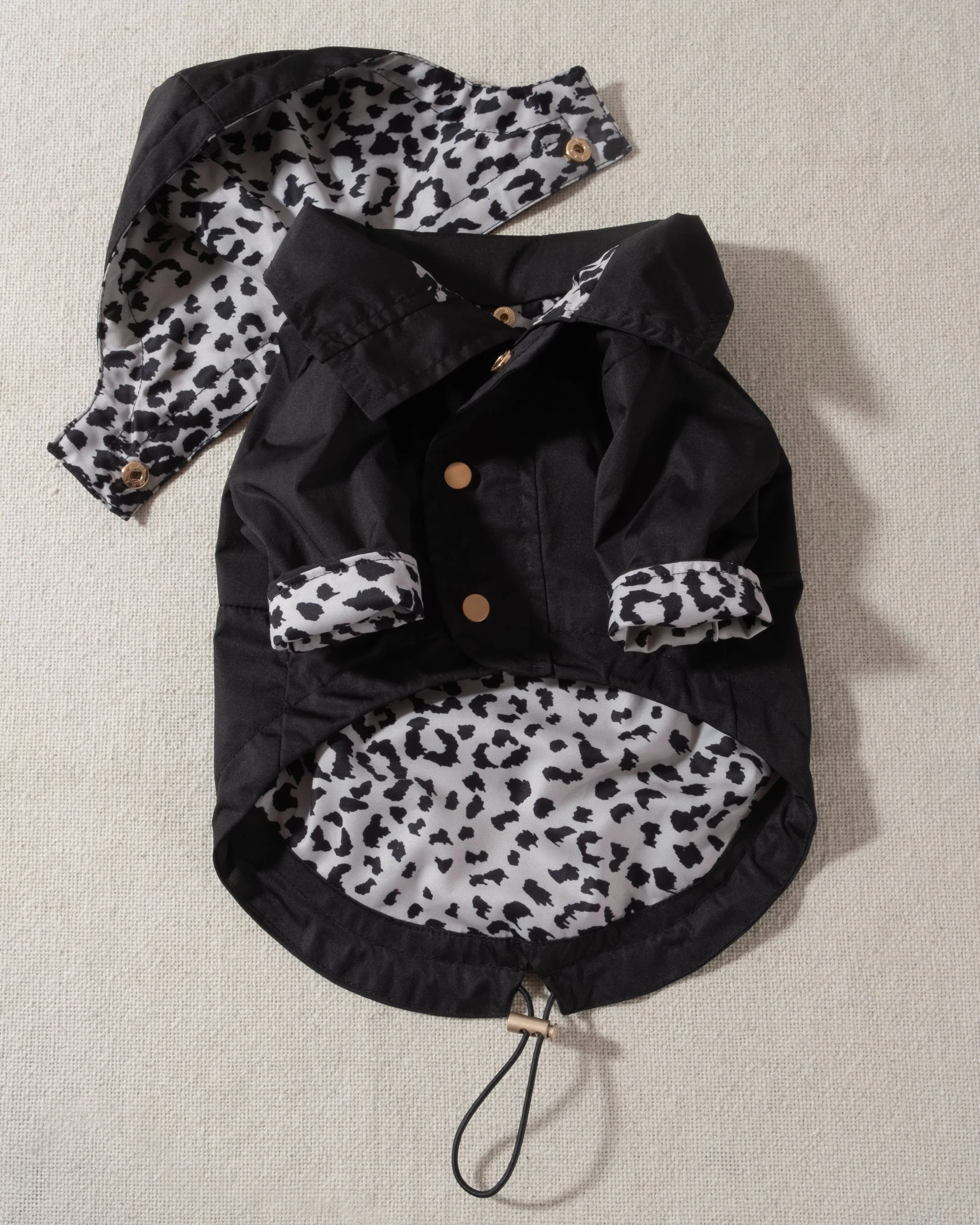 Prancin' in the Rain Black Dog Rainjacket