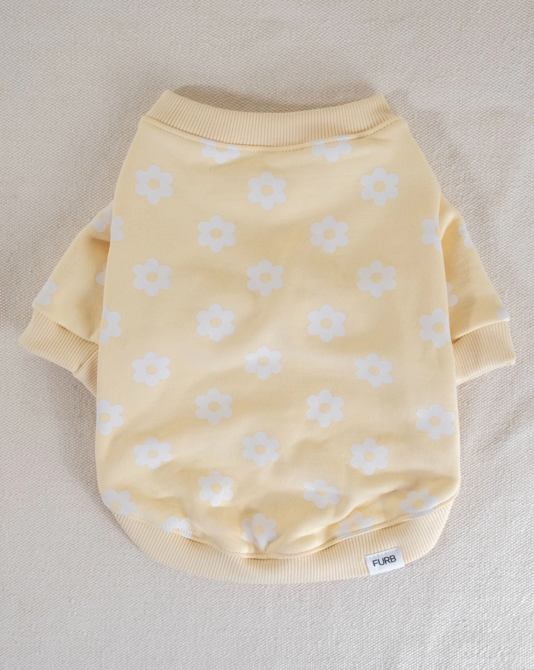 Summer of Love Yellow Daisy Dog Sweatshirt - Image 2