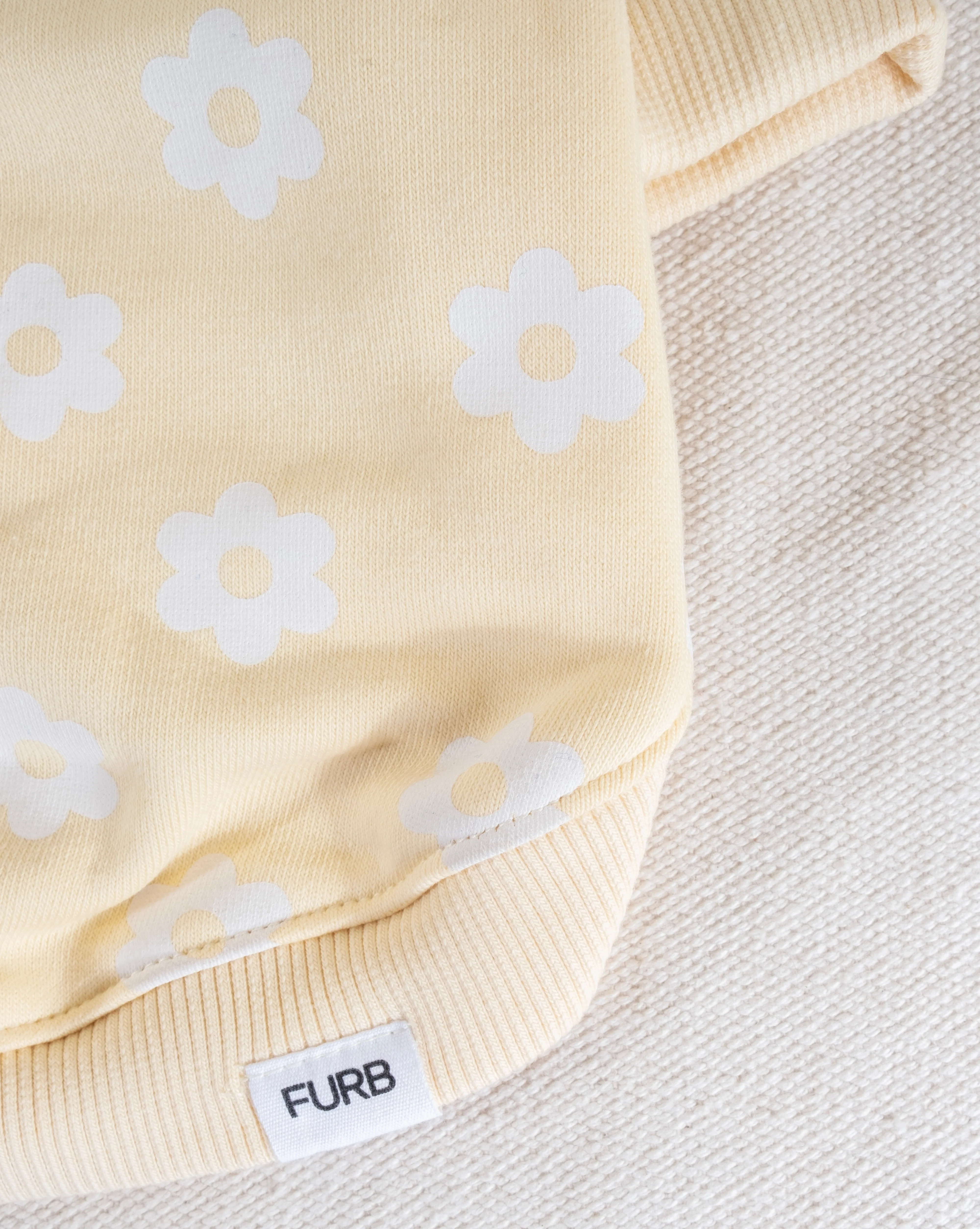 Summer of Love Yellow Daisy Dog Sweatshirt - Image 6