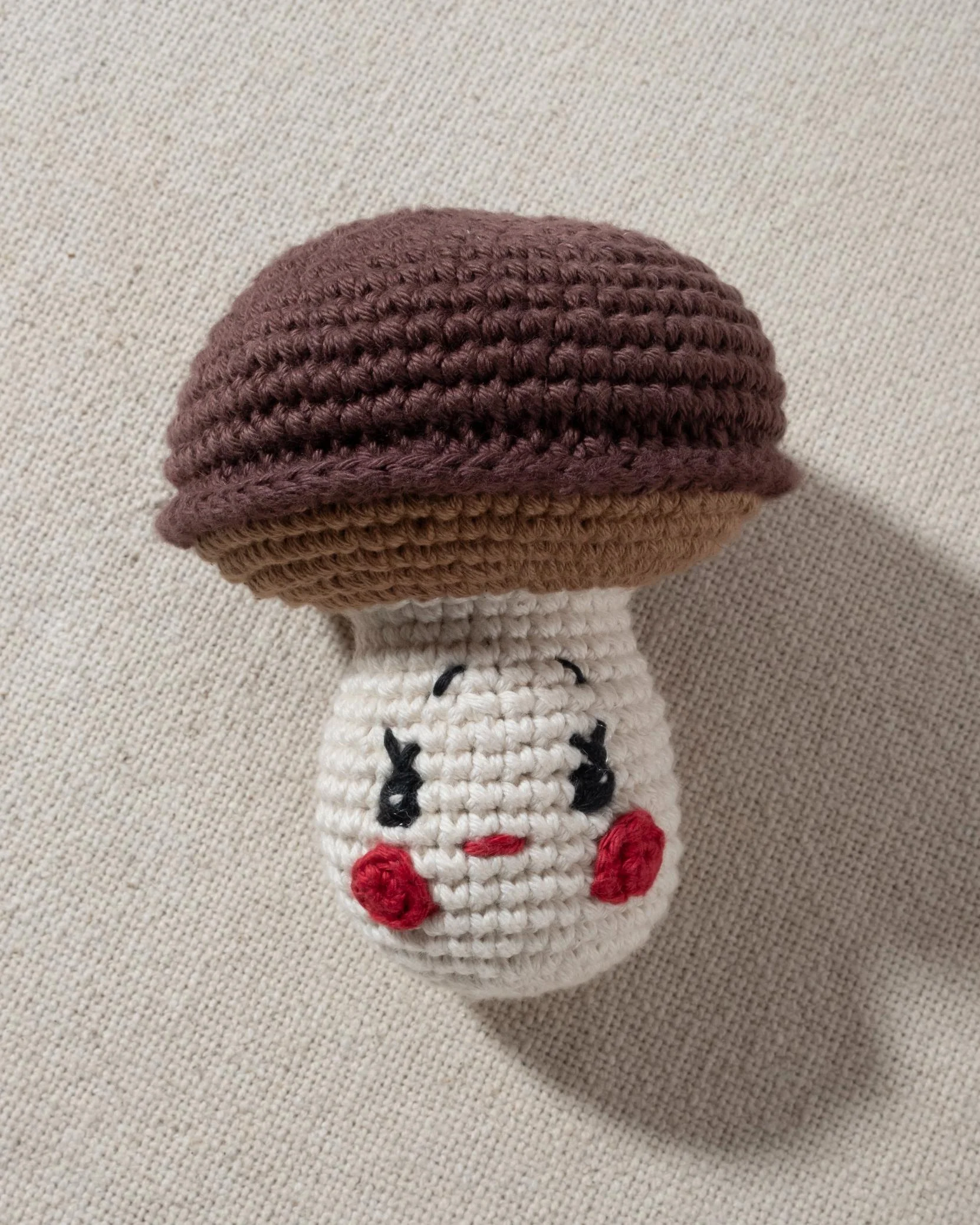 Having Fungi Crochet Mushroom Dog Toy