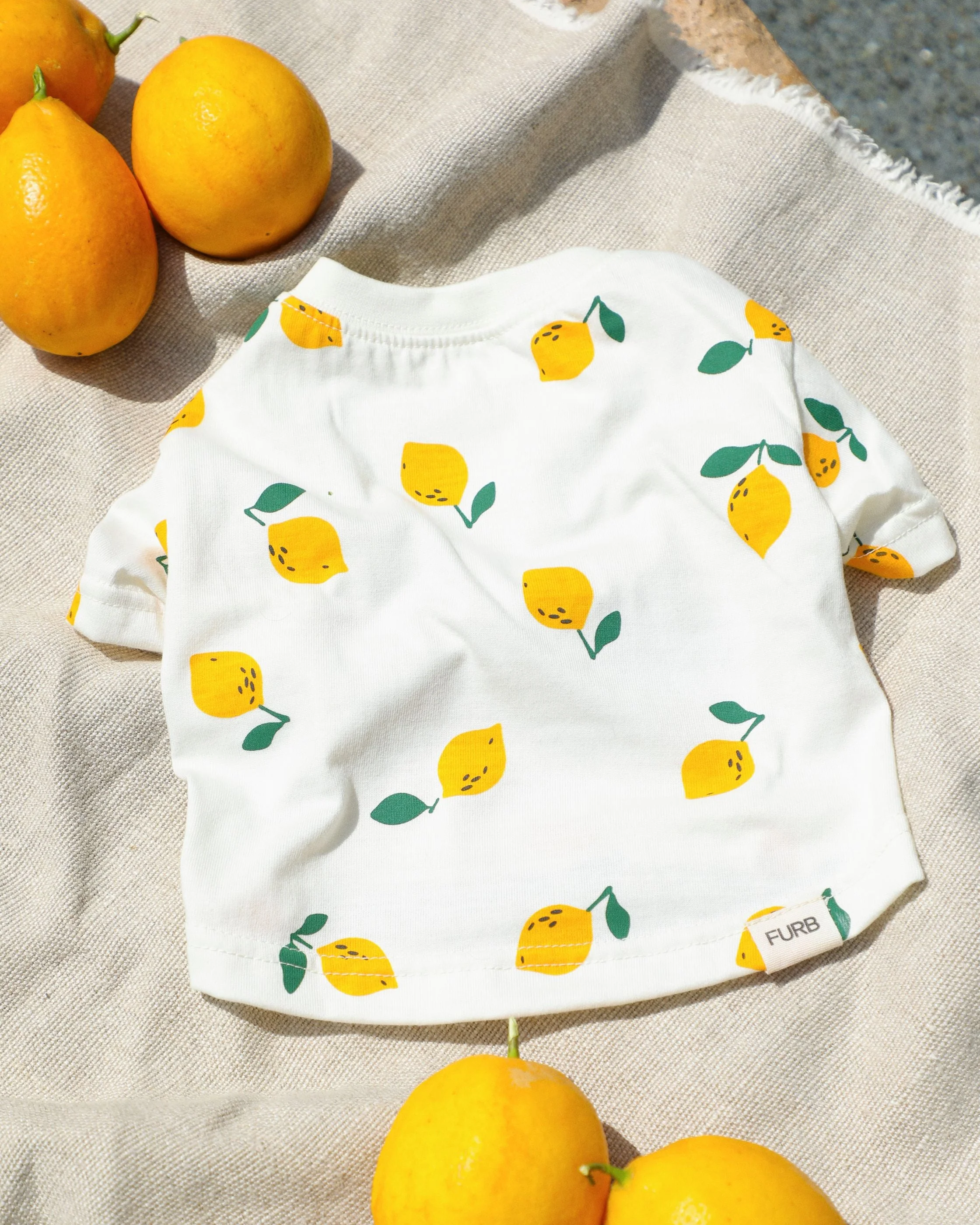 Casual Cutie Lemon Relaxed Dog T-Shirt - Image 7