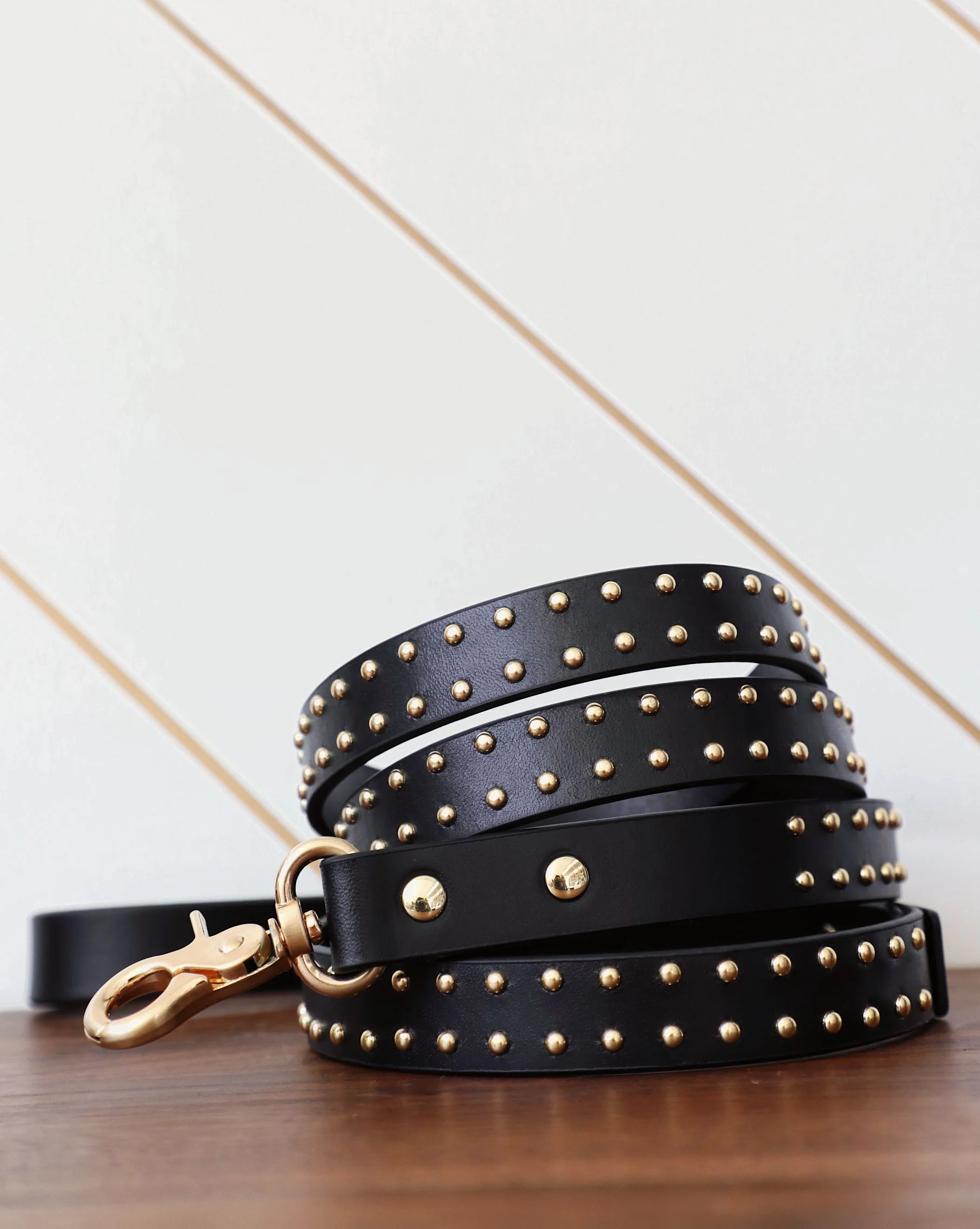 What A Stud Black Leather Walk Kit, Collar + Leash - Image 8