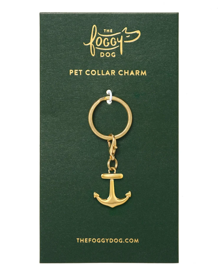 Gold Anchor Collar Charm - Image 6