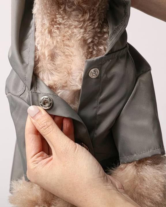 Puddle Jumpin' Gunmetal Rain Jacket - Image 6