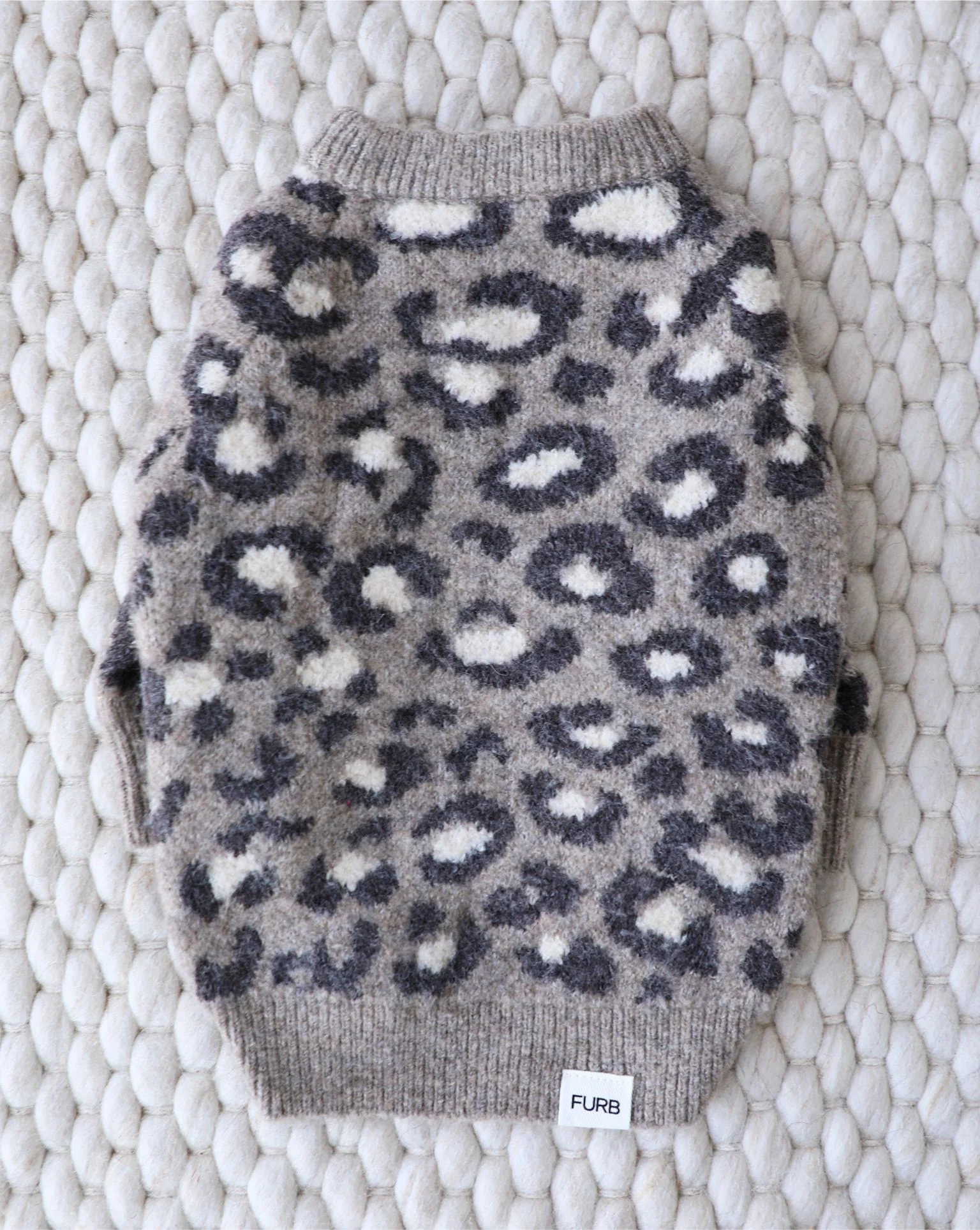 Big Roar Leopard Crewneck Dog Sweater - Image 3