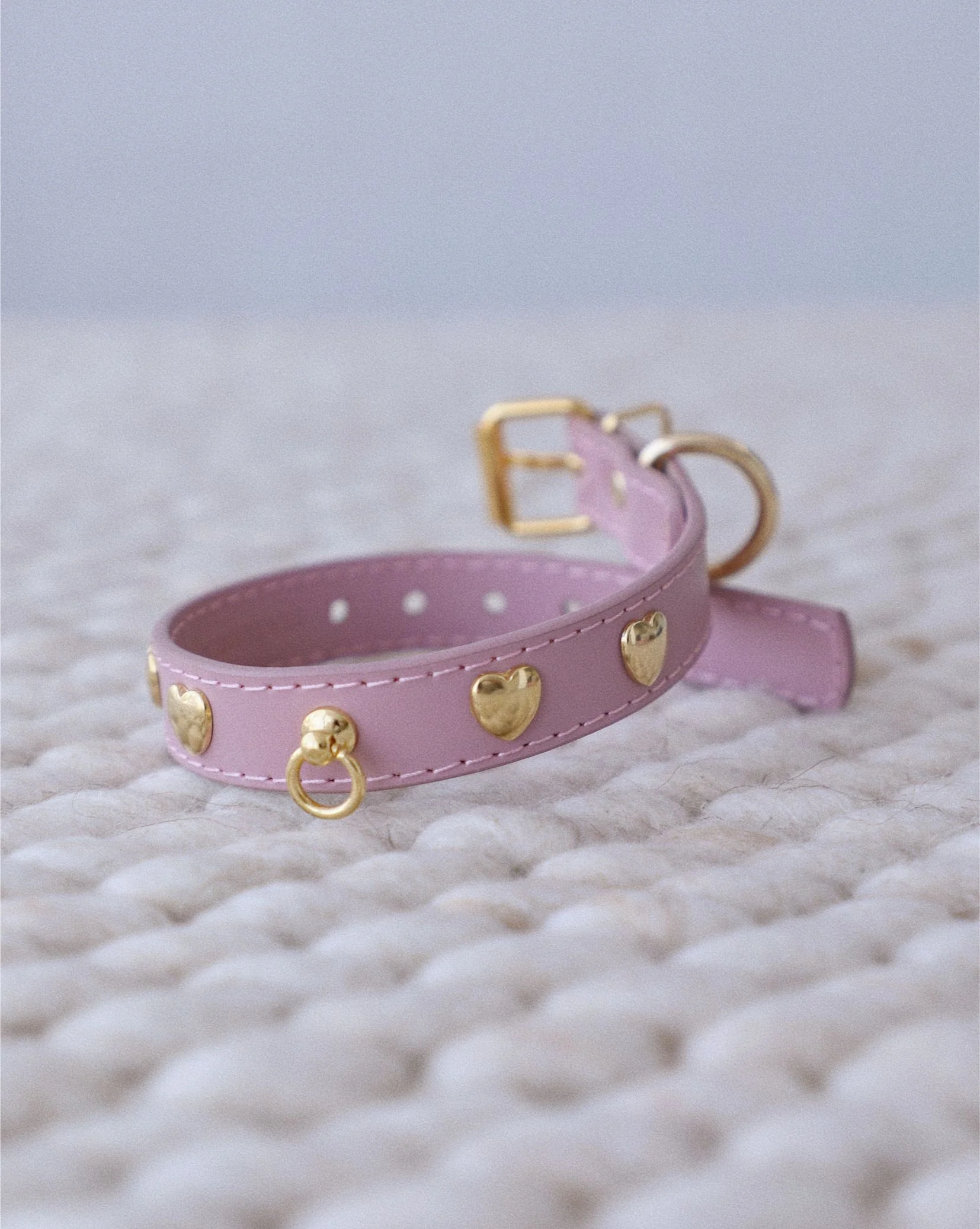 Nara Studded Collar Mauve Leather Walk Kit - Image 2