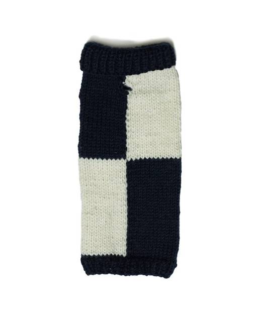 Check You Out Navy + White Dog Sweater - Image 4