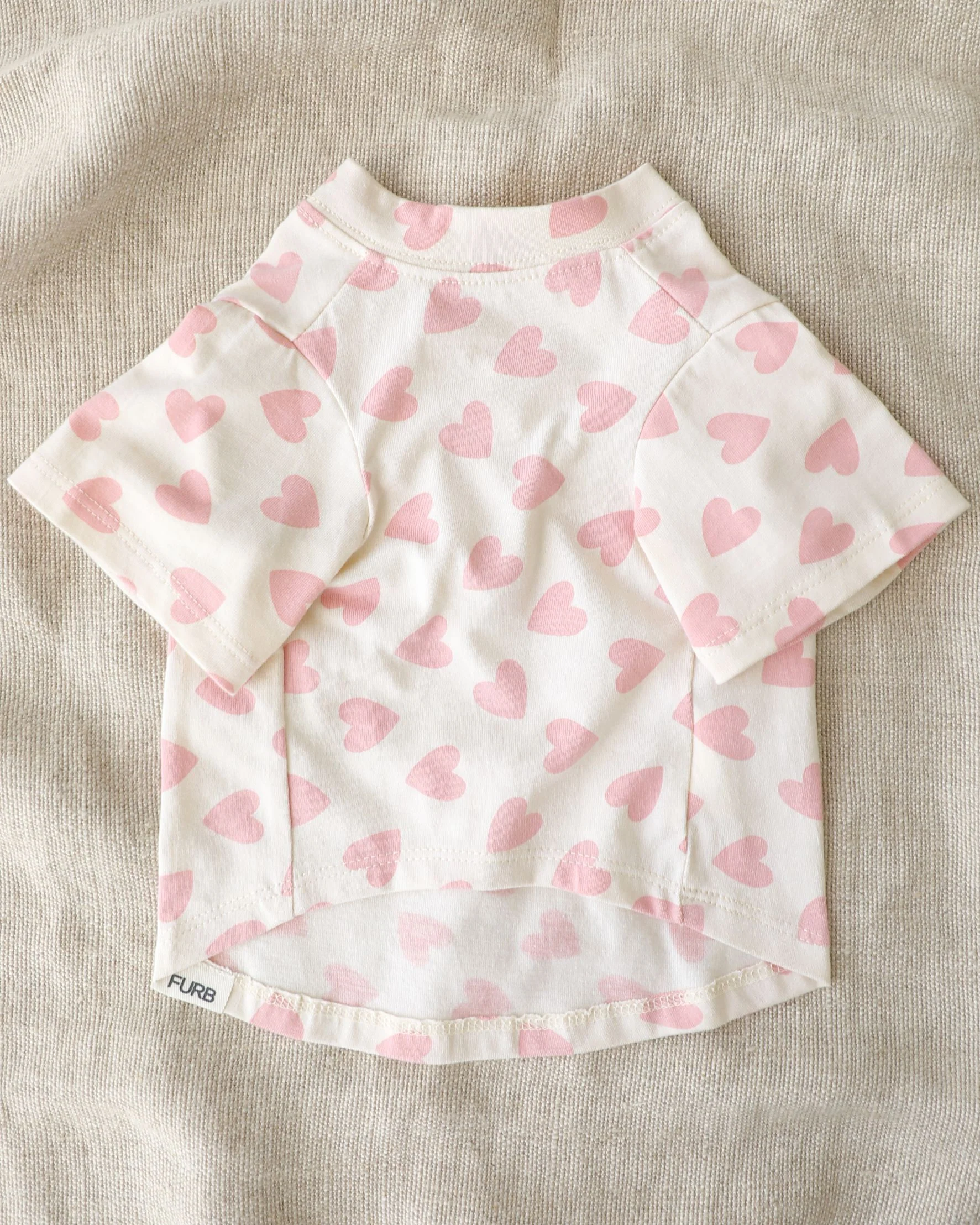 Lovey Dovey Heart Print Dog T-Shirt - Image 4