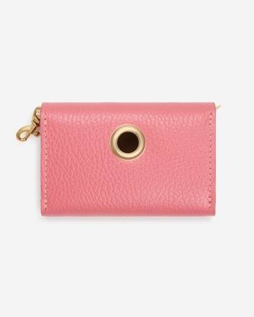 Rocco Pink Leather Waste Bag Holder - Image 3