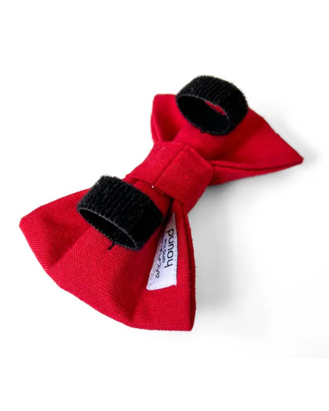 Take a Bow Red Linen Bow Tie - Image 4