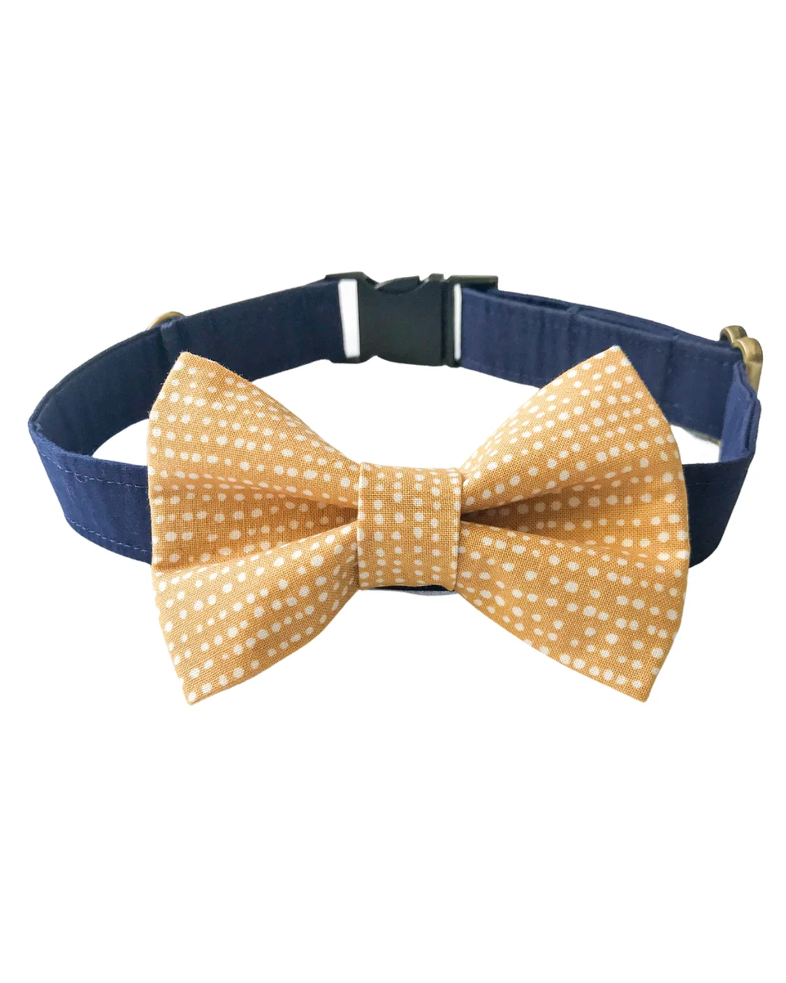 Take a Bow Tan + White Dot Bow Tie - Image 2
