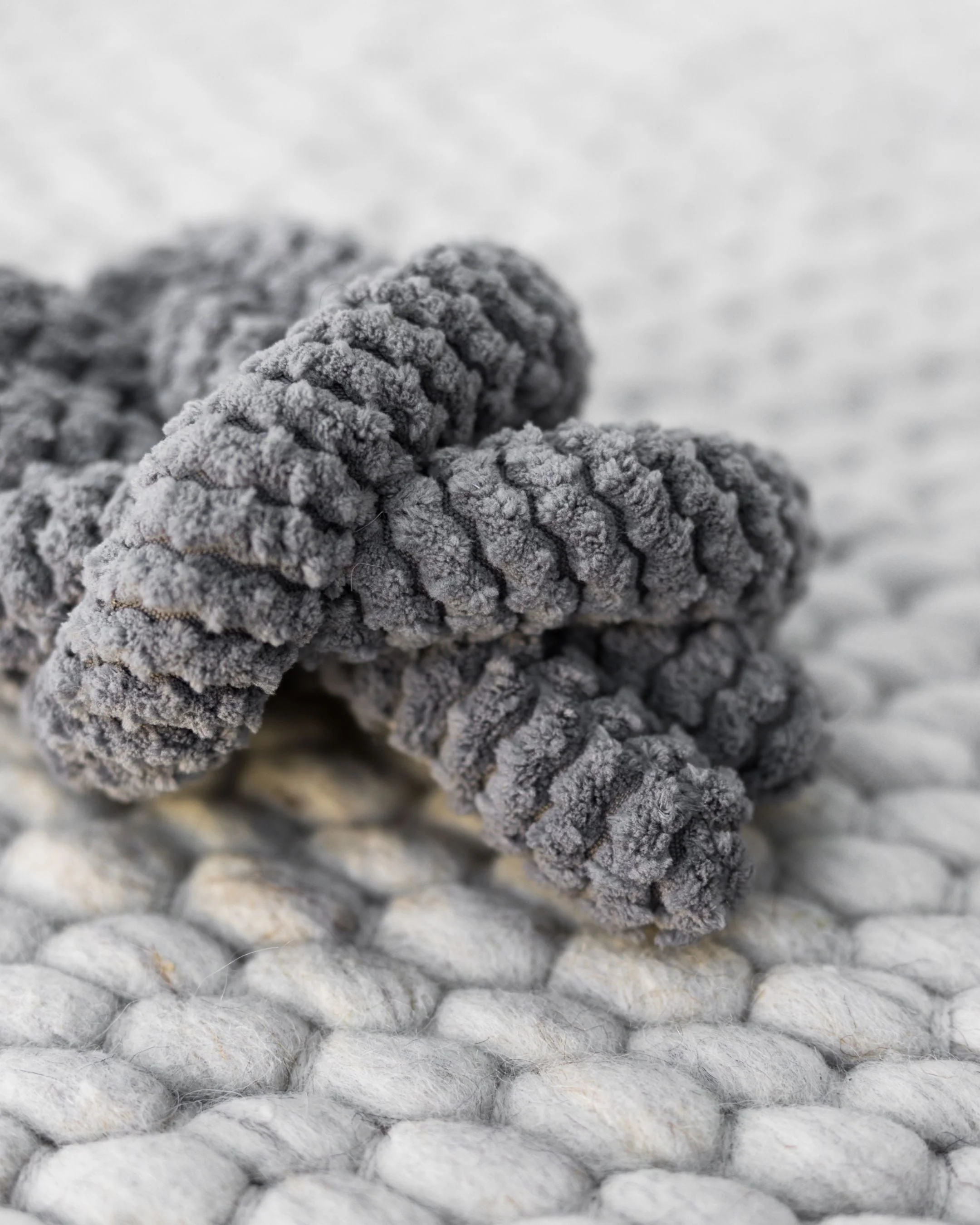 Shea Plush Noodle in Slate Corduroy - Image 3