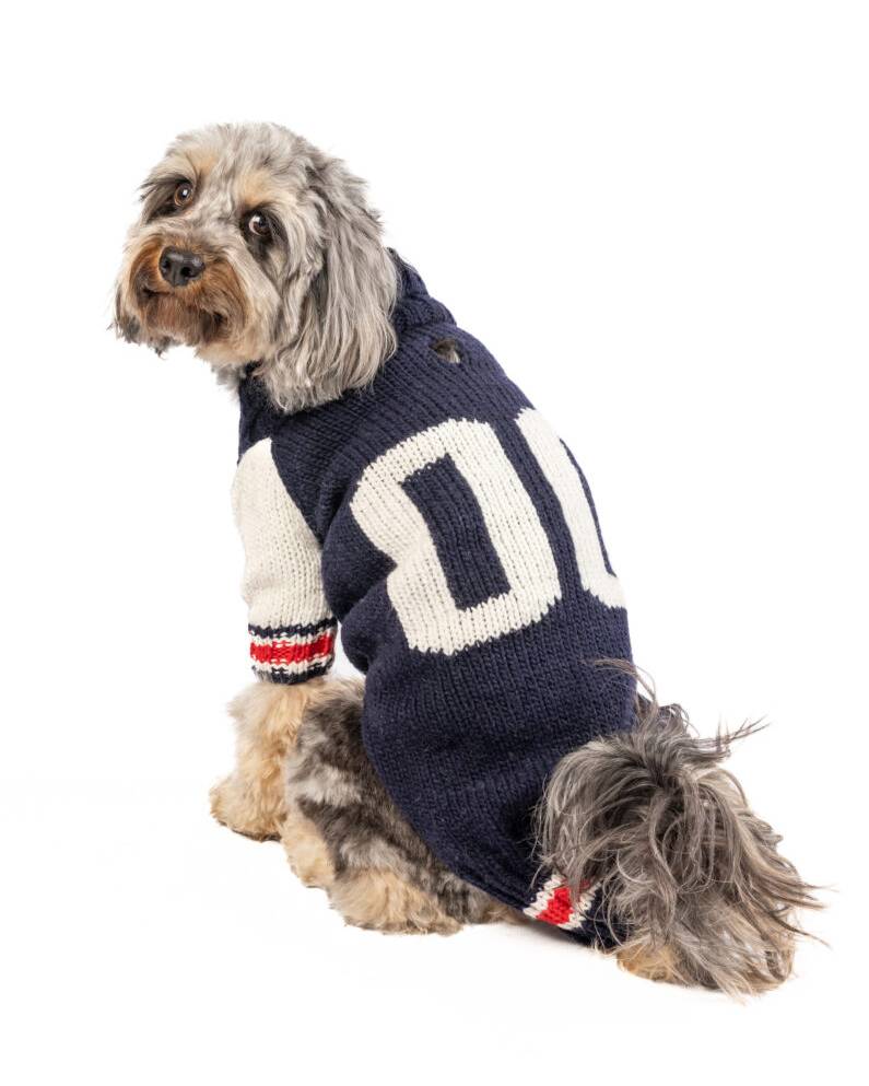 Winning Play Navy Varsity Dog Sweater