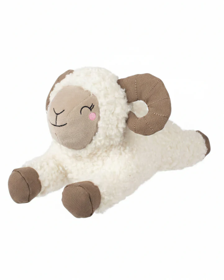 You Herd Me Bighorn Sheep Fuzzy Dog Toy